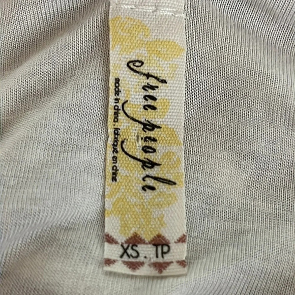 Free People Maverick Striped Knit Mini Dress in Gray and Cream - SIze XS - Picture 6 of 7